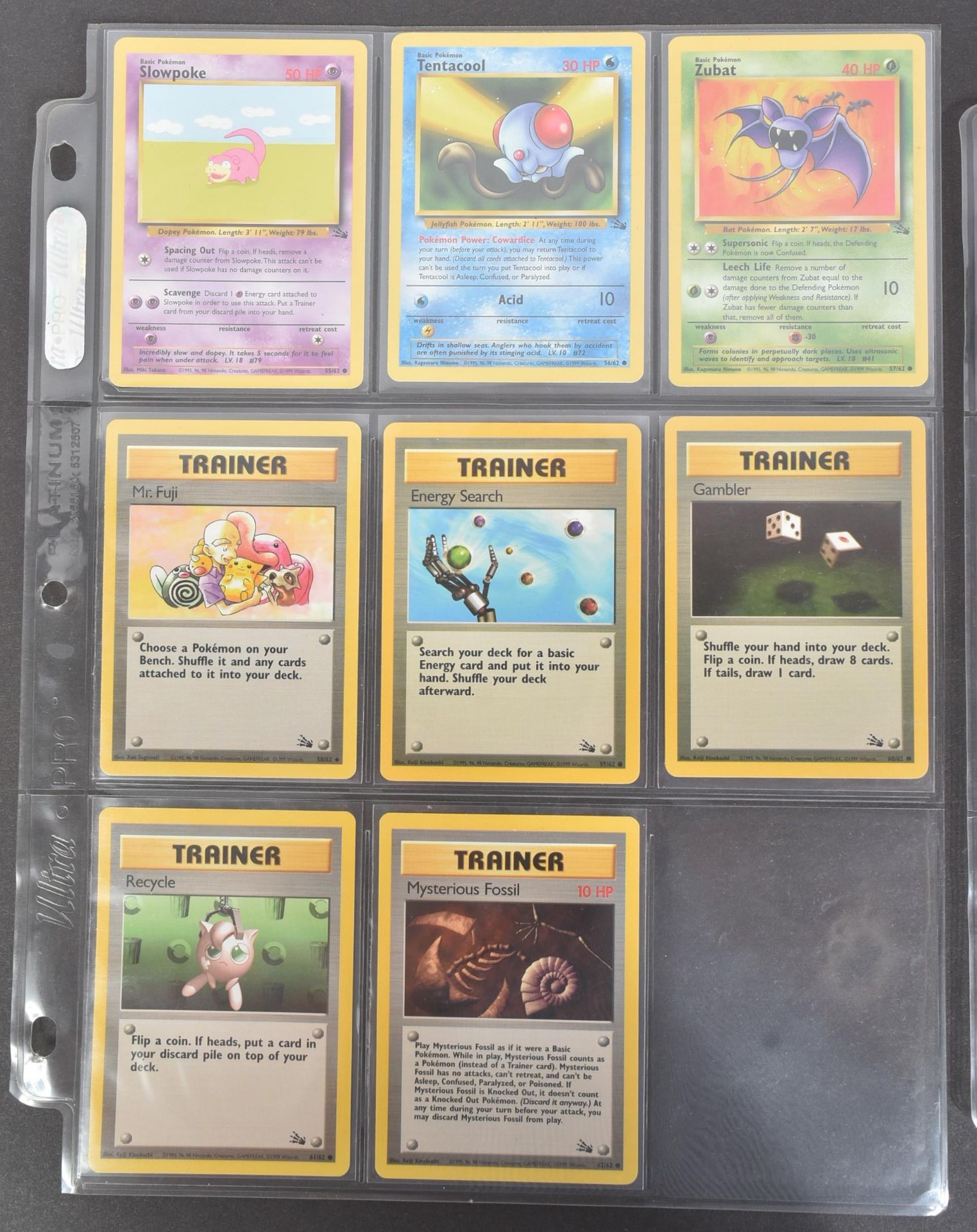 POKEMON TRADING CARD GAME - COMPLETE SET OF POKEMON WIZARDS OF THE COAST FOSSIL SET - Bild 8 aus 11