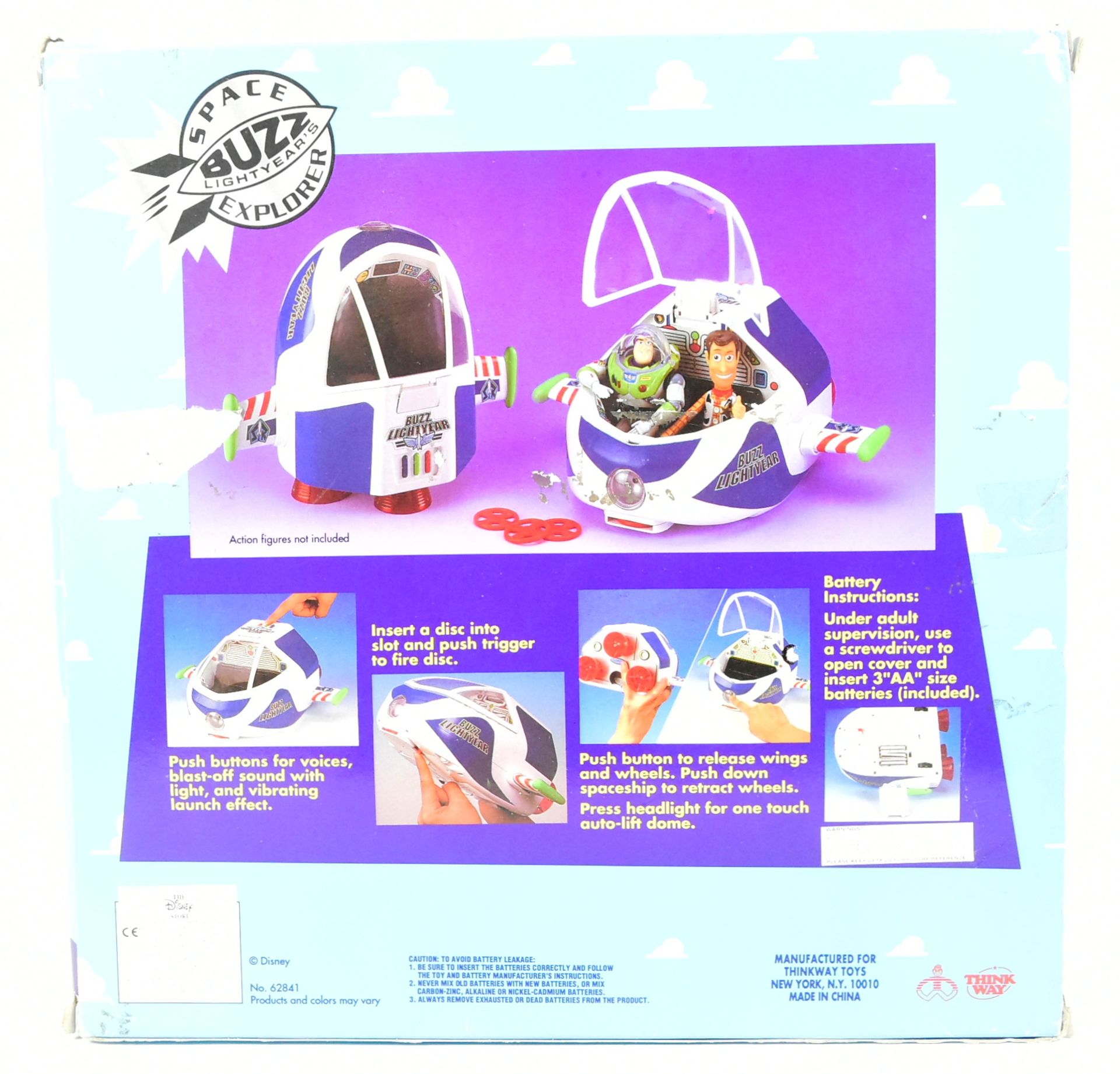 TOY STORY - THINKWAY TOYS BUZZ LIGHTYEAR SPACE EXPLORER - Image 4 of 4