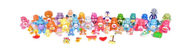 CARE BEARS - VINTAGE RUBBER CARE BEARS ACTION FIGURES