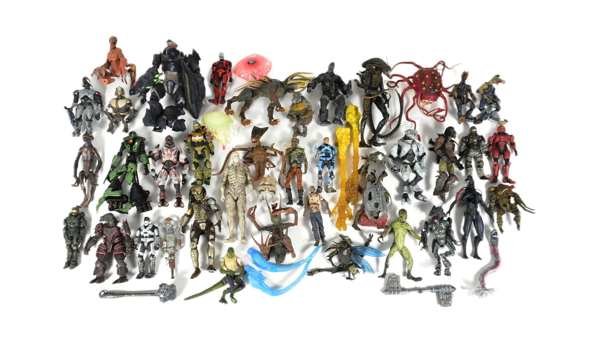 ACTION FIGURES - NECA, MARVEL, STAR WARS, HALO ETC