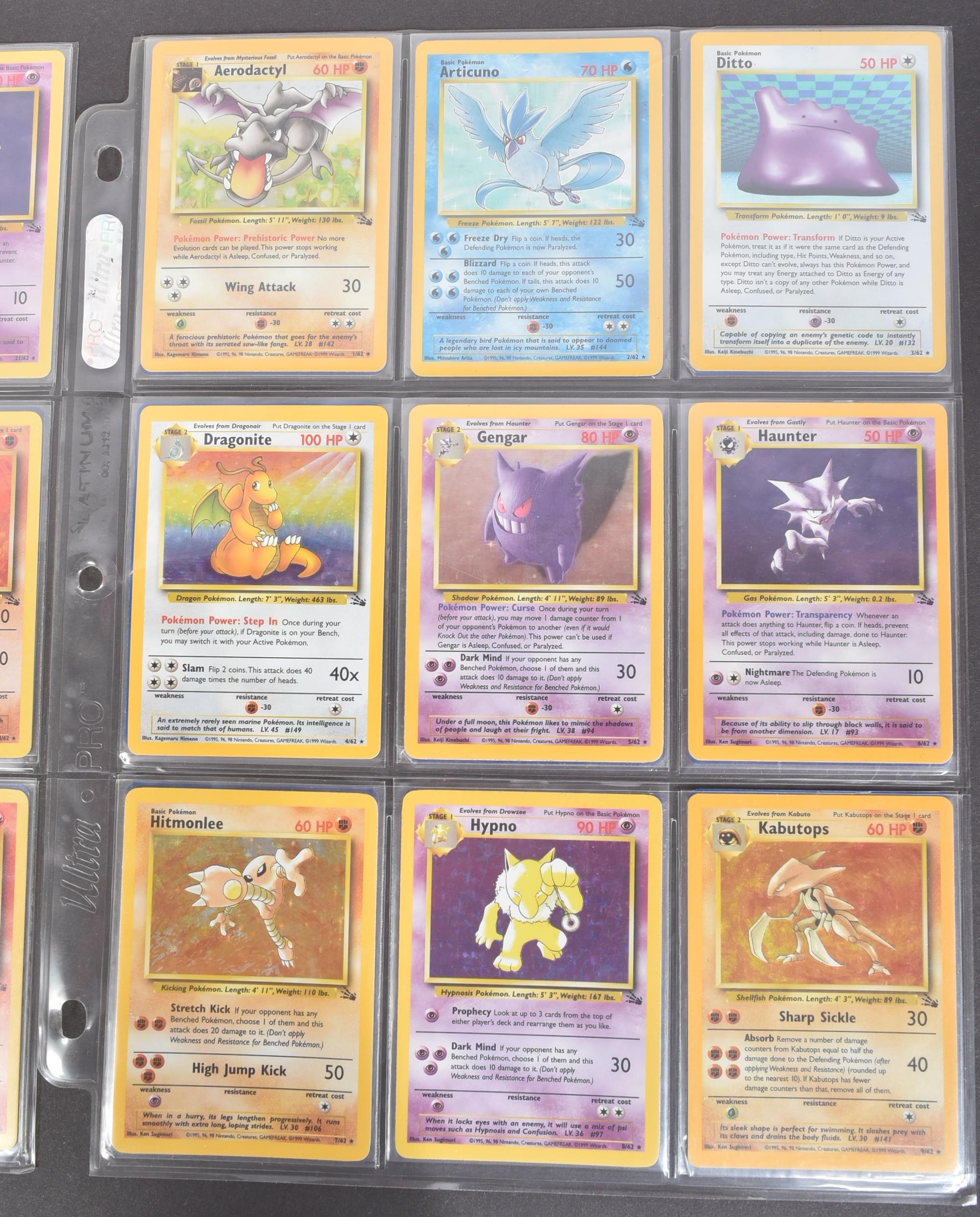POKEMON TRADING CARD GAME - COMPLETE SET OF POKEMON WIZARDS OF THE COAST FOSSIL SET - Image 3 of 11