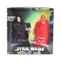 STAR WARS - MCDIARMID & PIERRE DUAL SIGNED ACTION FIGURE SET