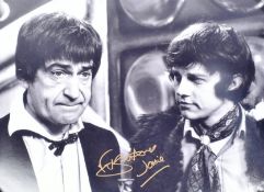 DOCTOR WHO - FRAZER HINES - AUTOGRAPHED 16X12" PHOTO