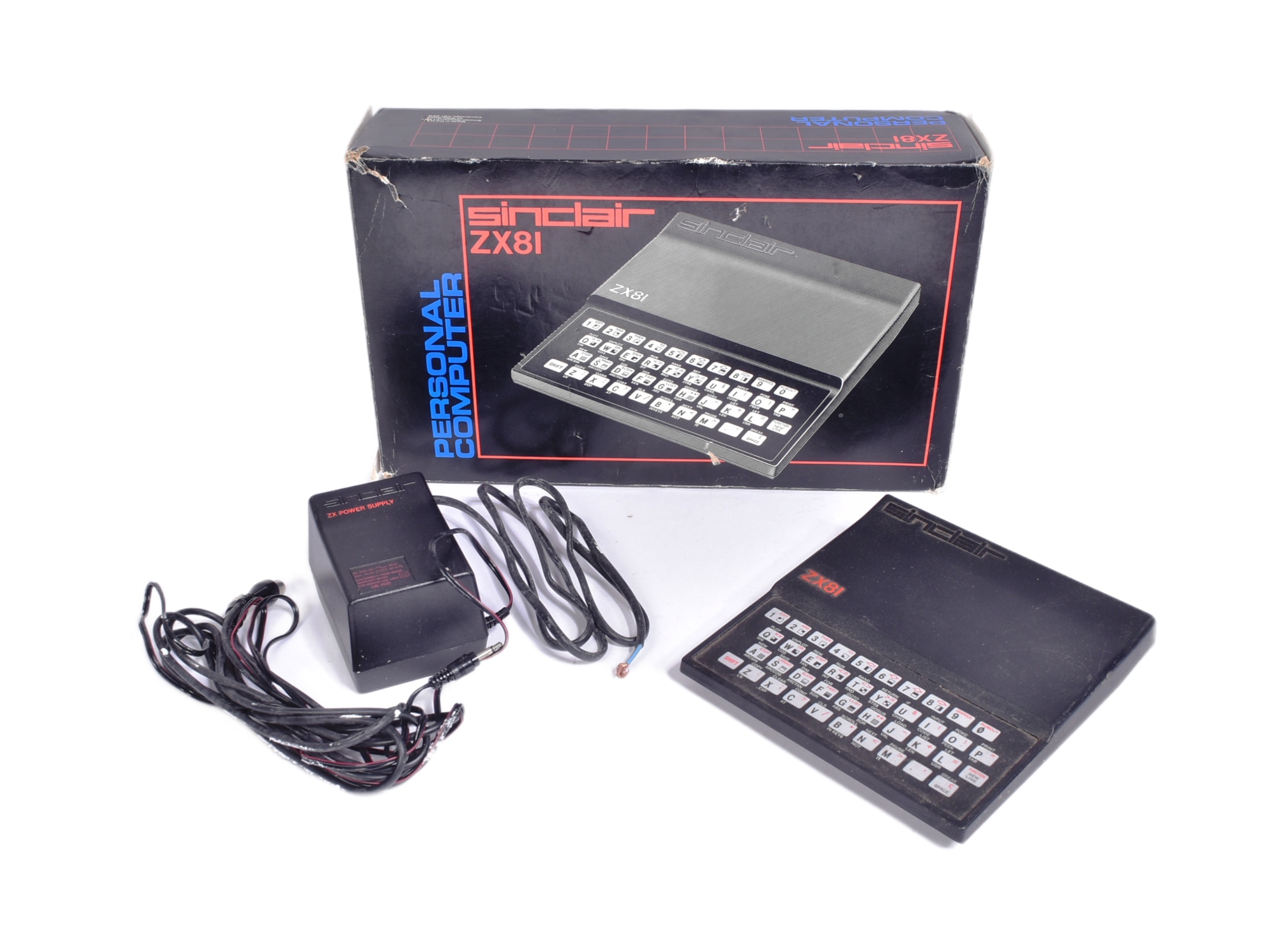 RETRO GAMING - VINTAGE SINCLAIR ZX81 PERSONAL COMPUTER