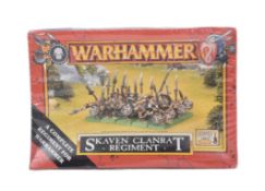WARHAMMER - GAMES WORKSHOP - SKAVEN CLANRAT REGIMENT