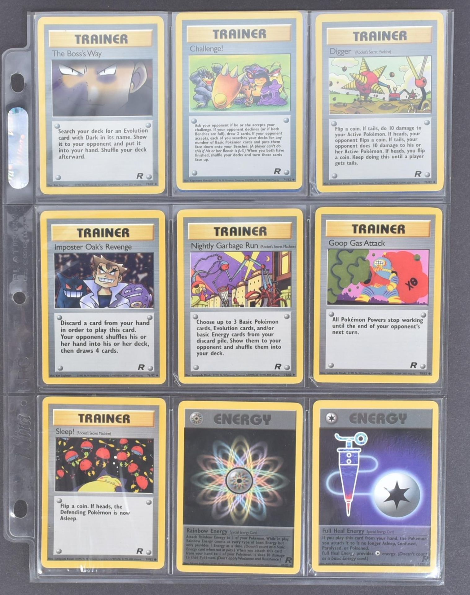 POKEMON TRADING CARD GAME - COMPLETE SET OF POKEMON WIZARDS OF THE COAST TEAM ROCKET SET - Bild 13 aus 14