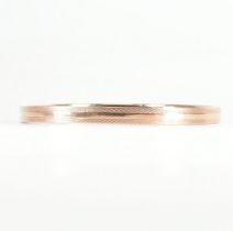 1930S 9CT ROSE GOLD BANGLE ARMLET