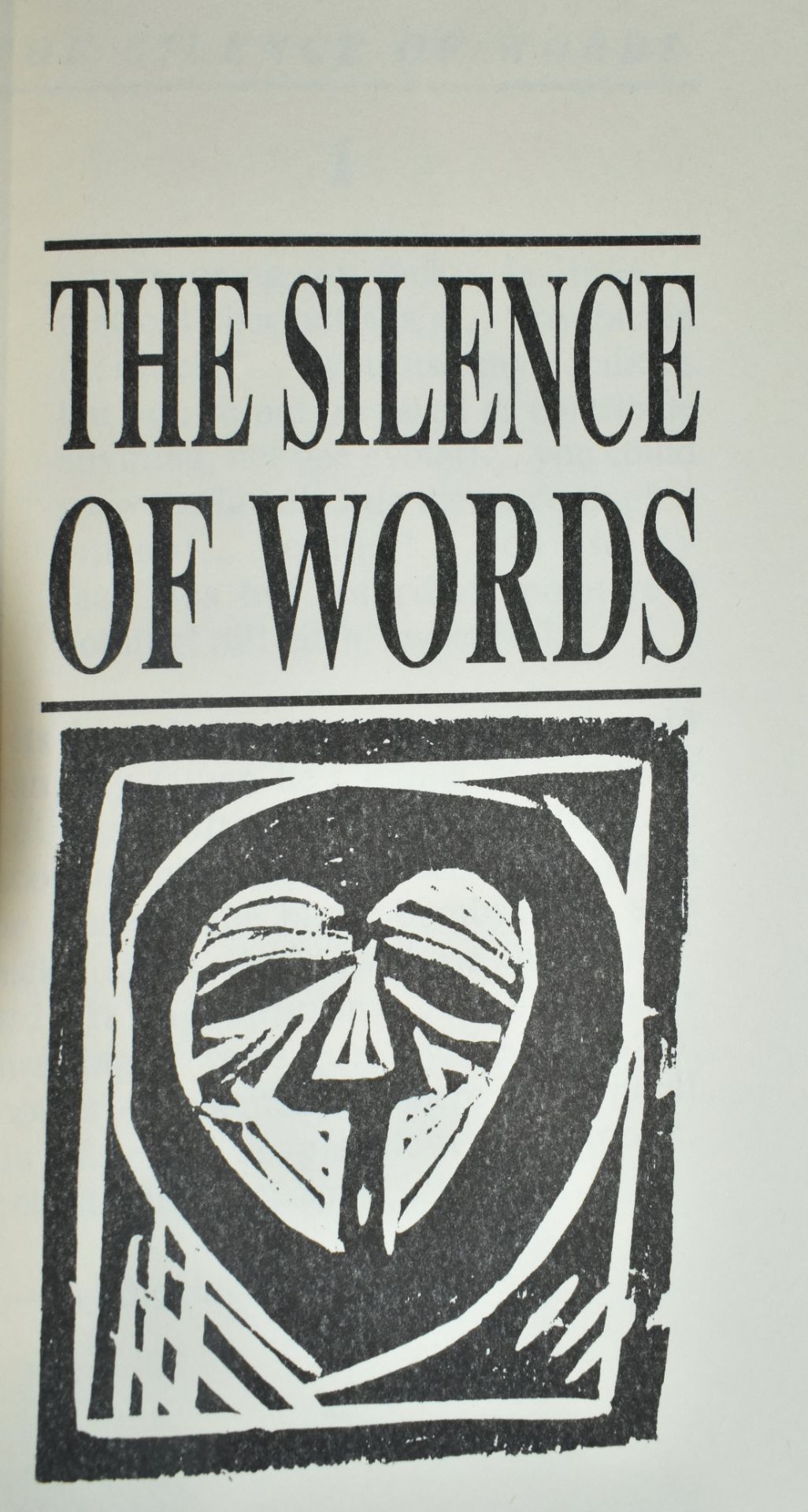 THE SILENCE OF WORDS - SIGNED BY BILLY CHILDISH - Image 6 of 6