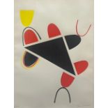 TERRY FROST (1915-2003) - RED, BLACK YELLOW - 1987