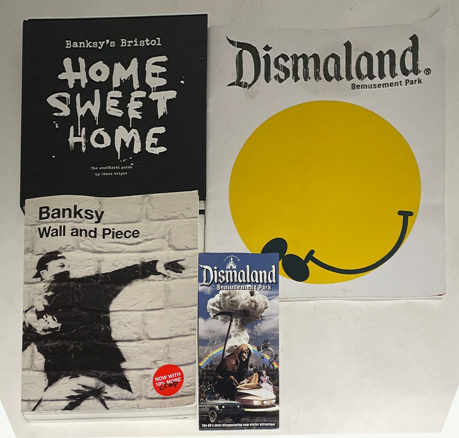 BANKSY - GROUP OF FOUR BANKSY'S BOOKS AND EPHEMERA