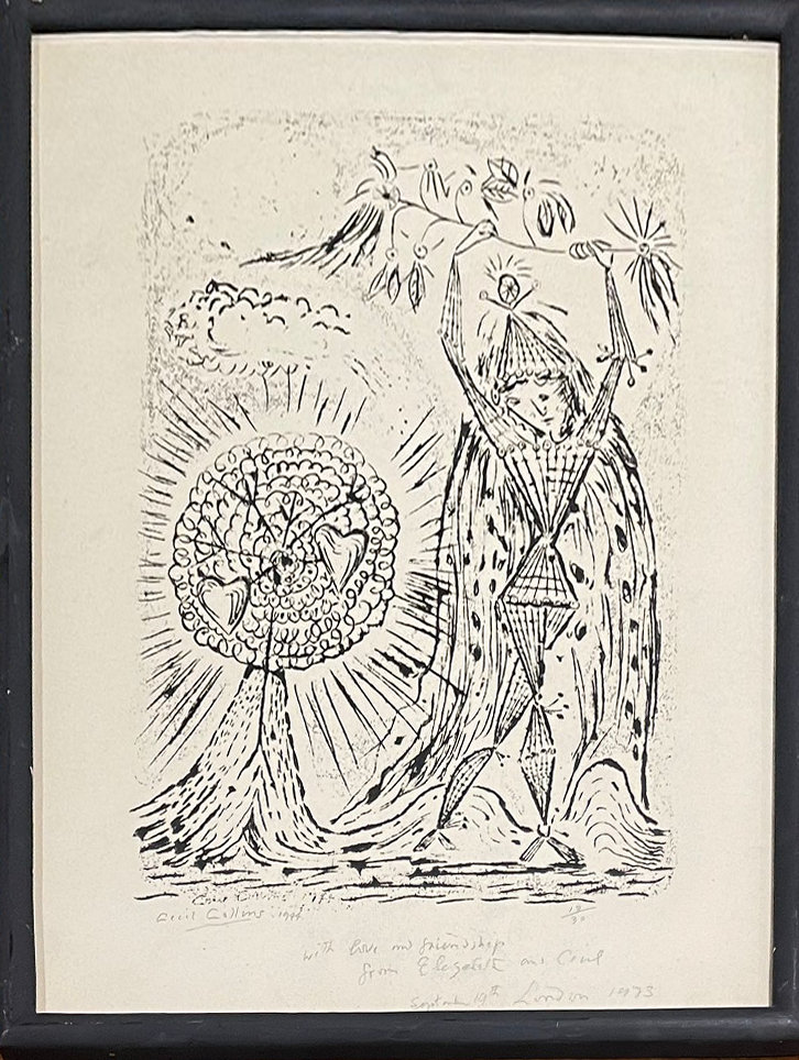 CECIL COLLINS - THE JOY OF THE FOOL - 1944 - Image 2 of 8
