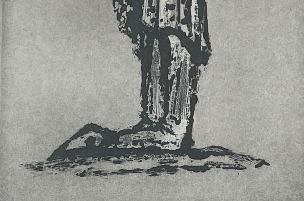 CECIL COLLINS (1908-1989) - ' KNEELING FOOL ' - 1977 - Image 4 of 8
