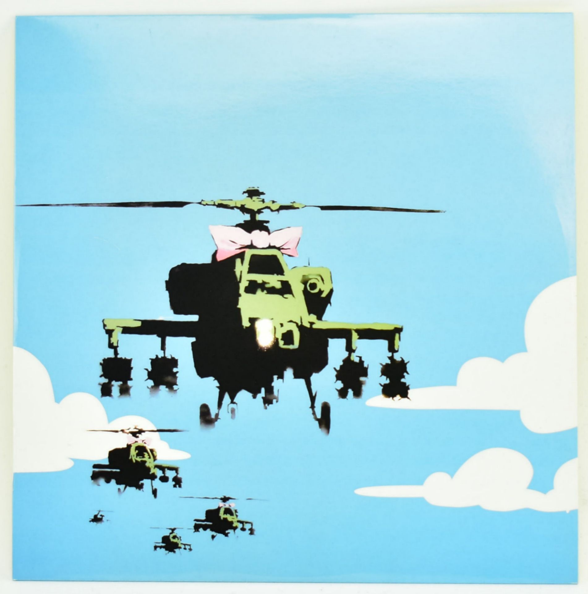 DIRTY FUNCKER - FLAT BEAT, 2009 - BANKSY 'HAPPY CHOPPERS' ART - Image 3 of 6