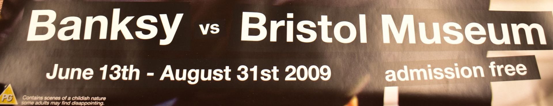 BANKSY - BANKSY VS BRISTOL MUSEUM COPPER EXHIBITION POSTER - Image 3 of 3