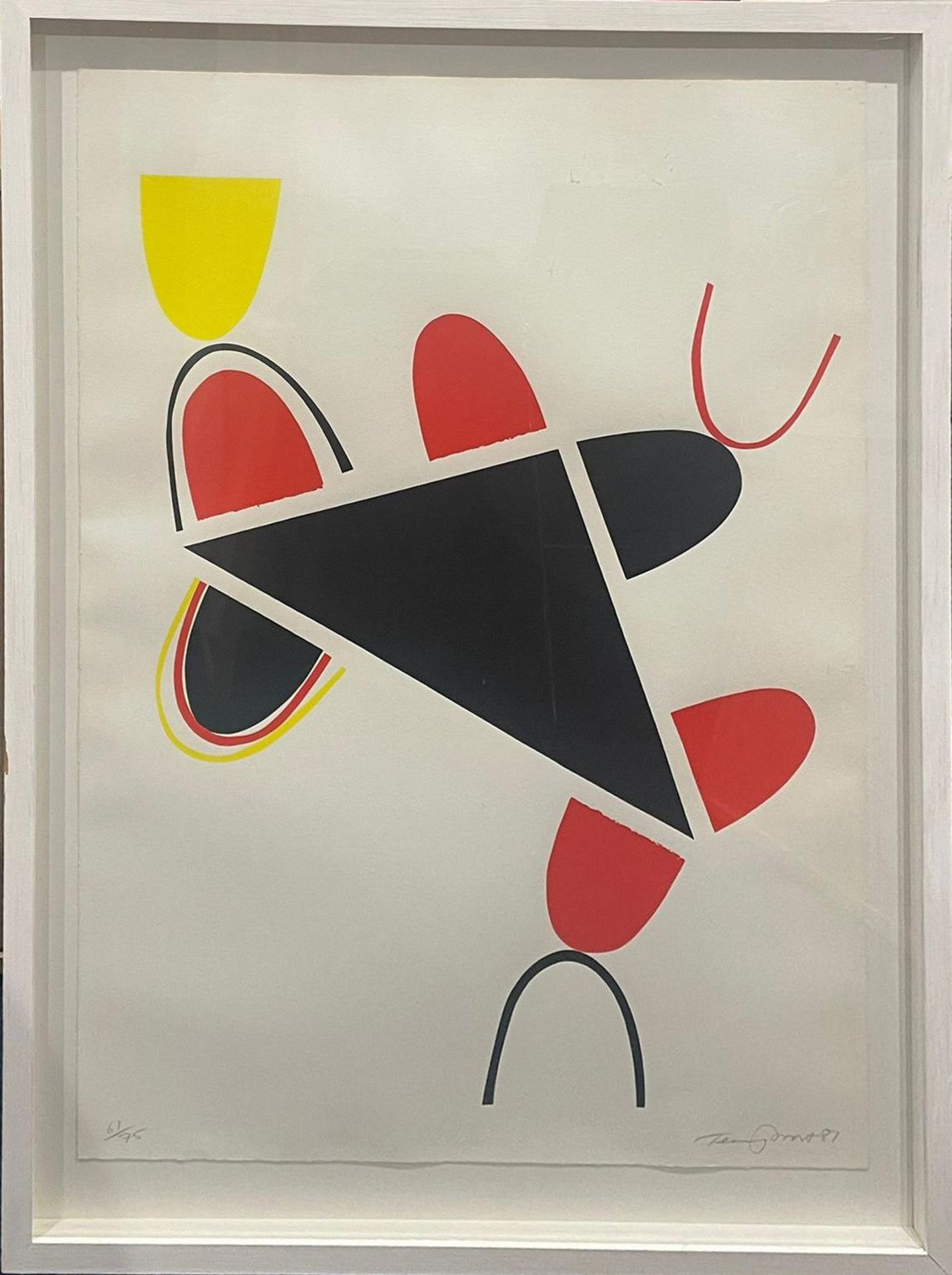 TERRY FROST (1915-2003) - RED, BLACK YELLOW - 1987 - Bild 2 aus 5