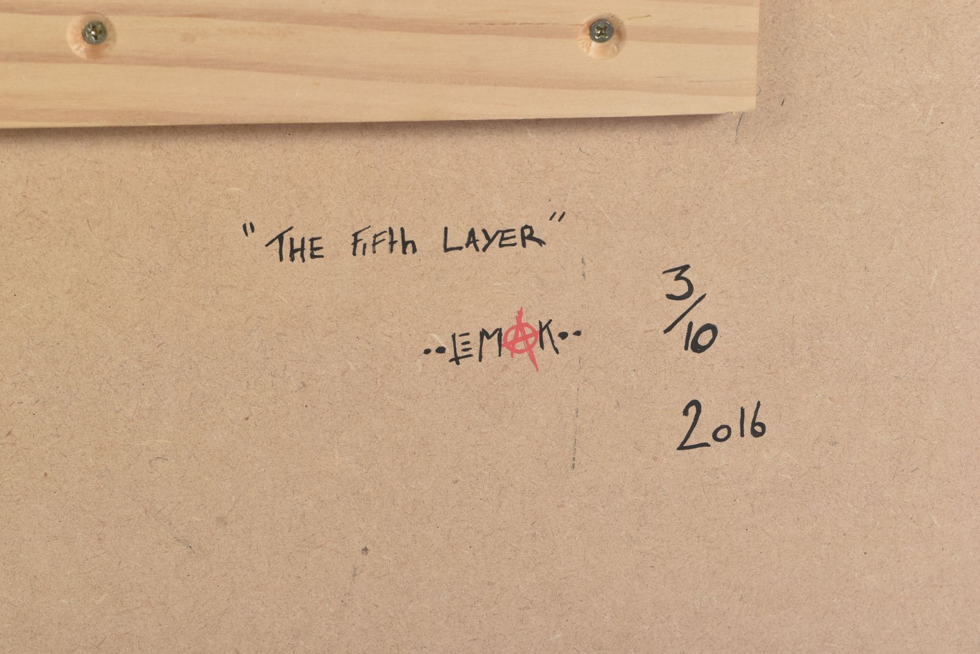 LEMAK (B.1980) - THE FIFTH LAYER - 2016 - Image 4 of 4