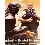 BANKSY - BANKSY VS BRISTOL MUSEUM COPPER EXHIBITION POSTER