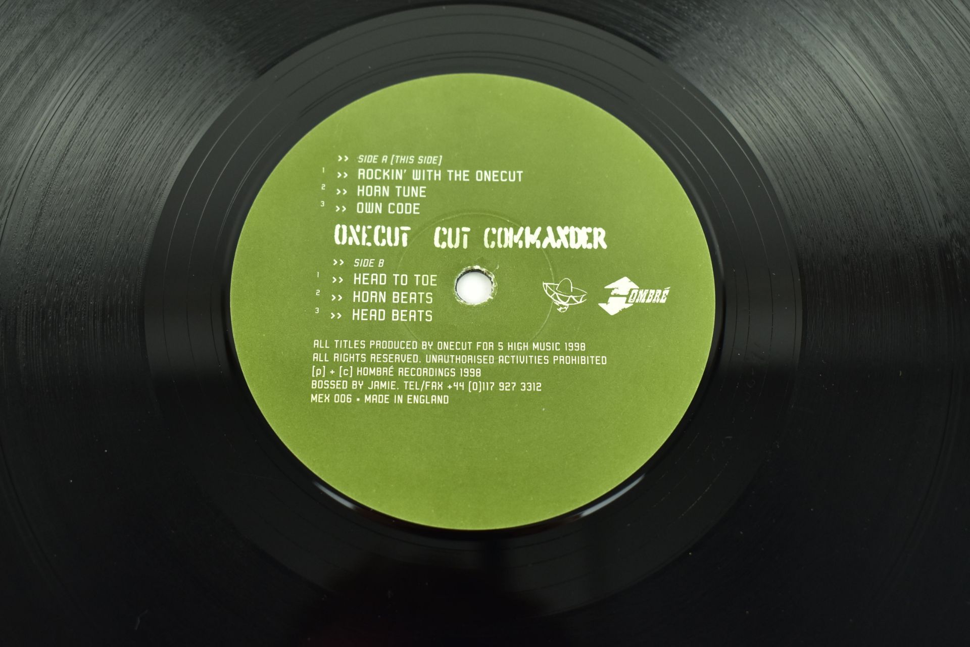 ONECUT - CUT COMMANDER, 1998 - BANKSY'S FIRST COVER ARTWORK - Image 3 of 4