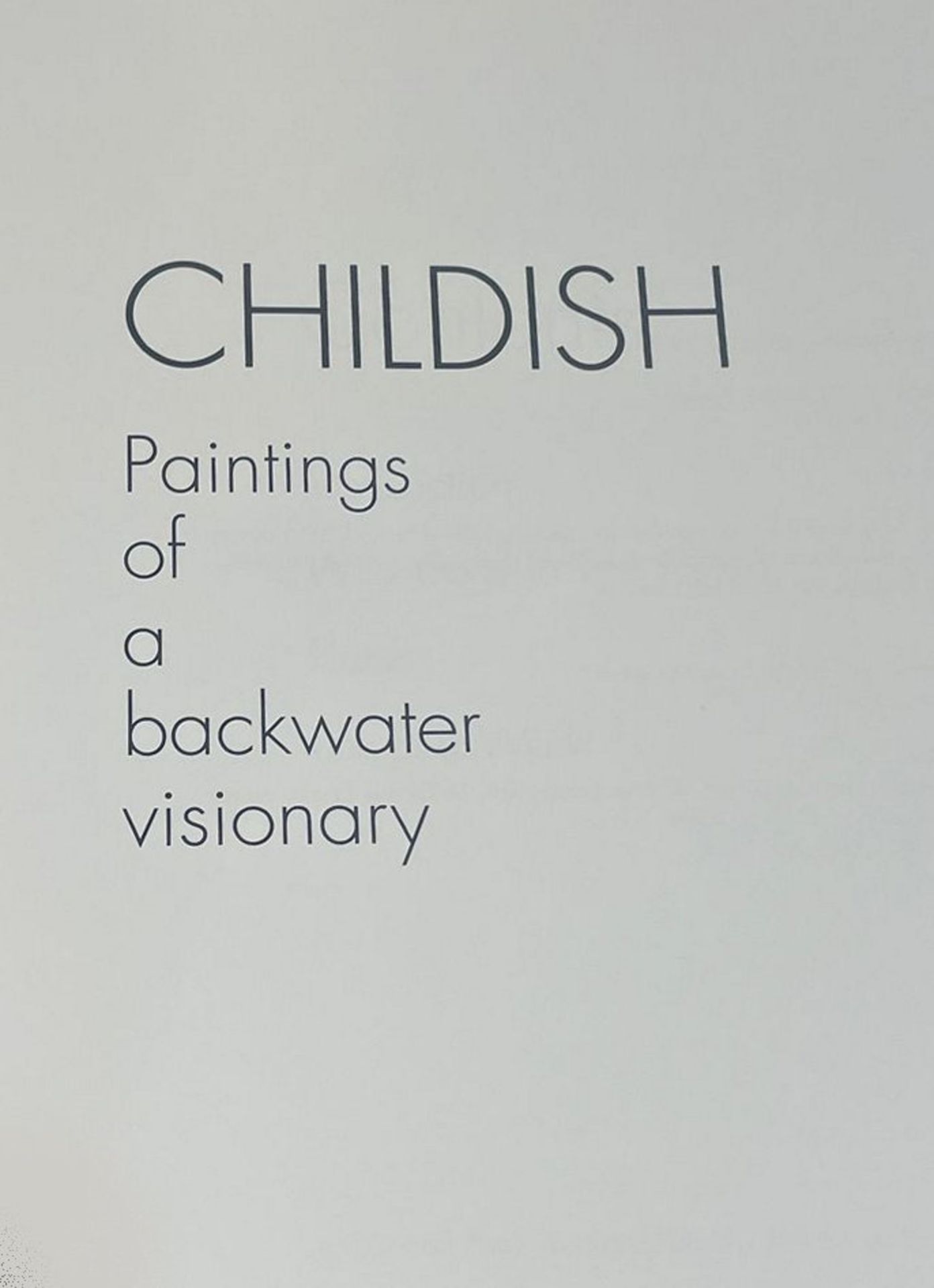 PAINTING OF A BACKWATER VISIONARY -PAINTED COVER BY B. CHILDISH - Image 3 of 9