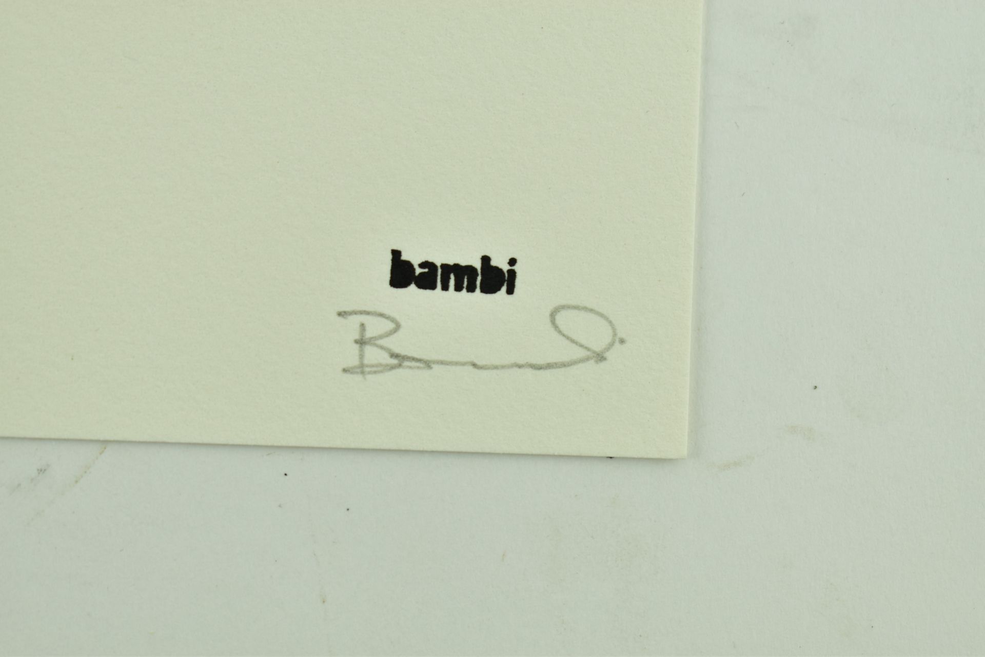 AFTER BANKSY BAMBI - WEAPON OF VOICE 2019 PRINT A/P SIGNED - Image 4 of 5