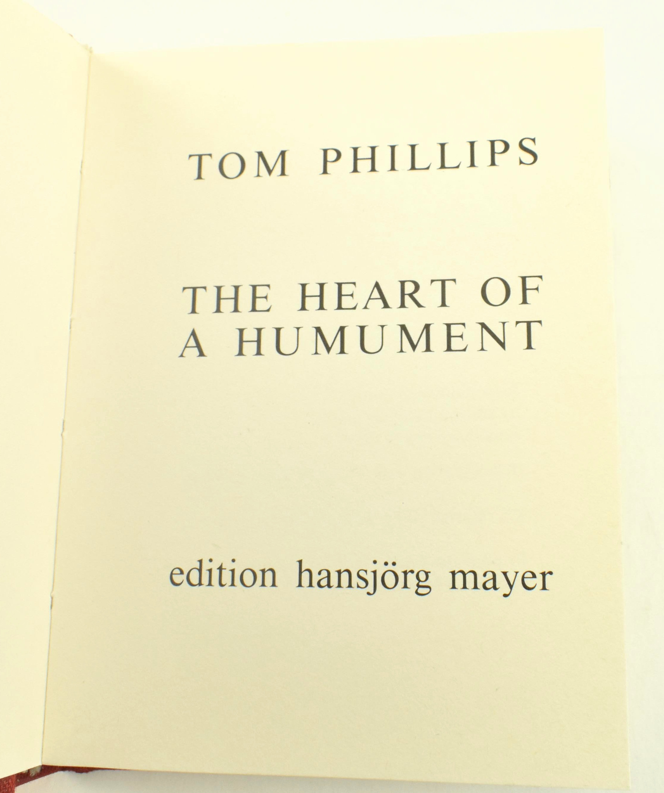 TOM PHILLIPS. TWO ILLUSTRATED WORKS, INCL. ONE SIGNED - Image 5 of 11