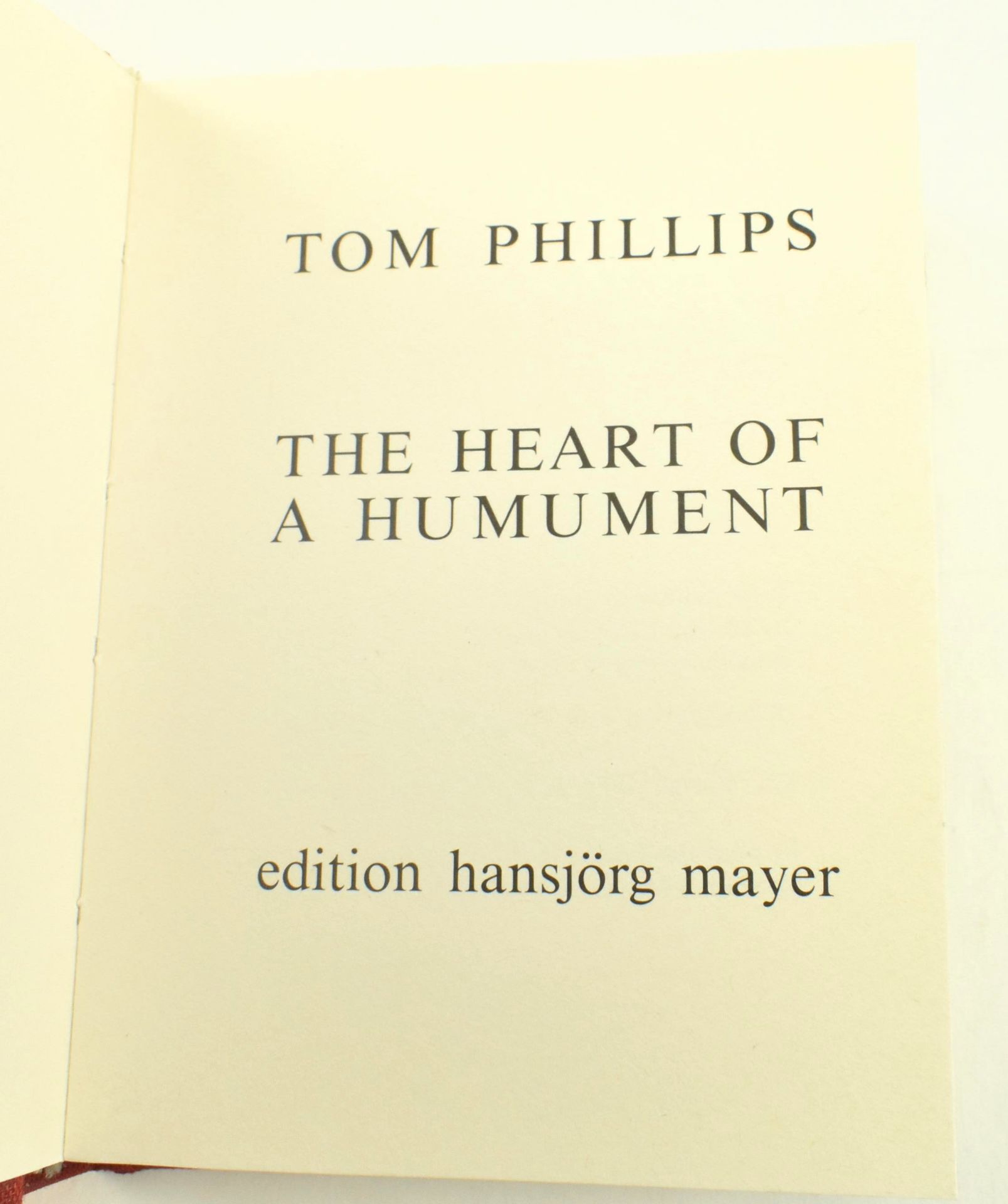 TOM PHILLIPS. TWO ILLUSTRATED WORKS, INCL. ONE SIGNED - Bild 5 aus 11