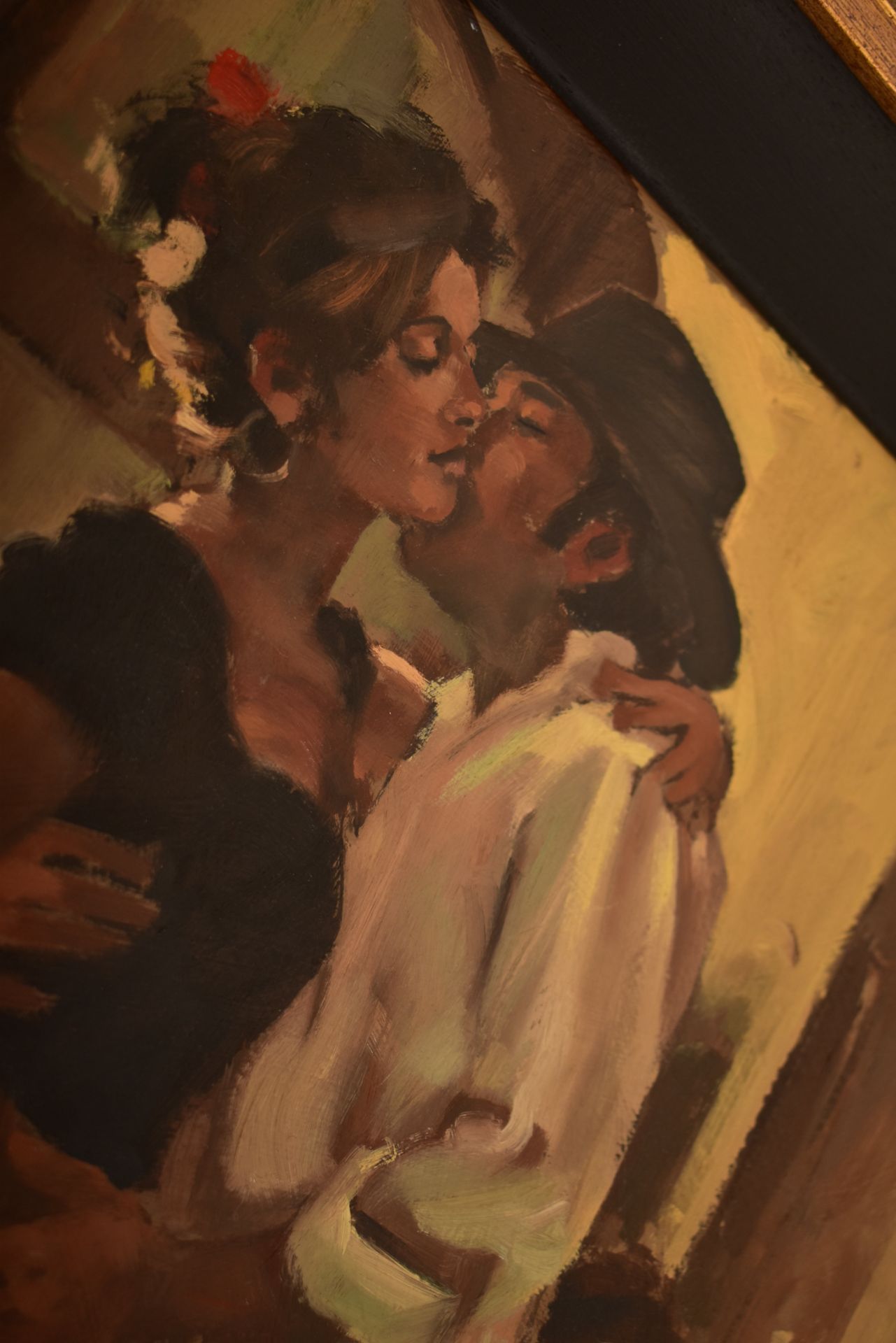 RAYMOND LEECH (B. 1949) - WOULD I LIE TO YOU? - OIL ON BOARD - Bild 4 aus 5