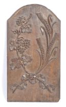 EARLY 19TH CENTURY REGENCY STYLE DECORATIVE WOODEN PANEL