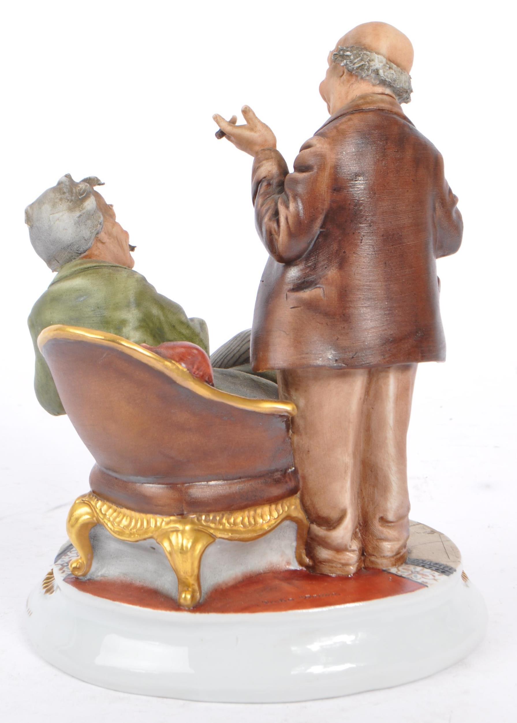 20TH CENTURY CAPODIMONTE TYCHE BRUNO FIGURINE - Image 4 of 5