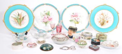 COLLECTION OF PERIOD 19TH CENTURY & LATER CERAMICS
