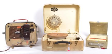VINTAGE 1950S PORTABLE DISC JOCKEY MAJOR WITH RADIO & PROJECTOR