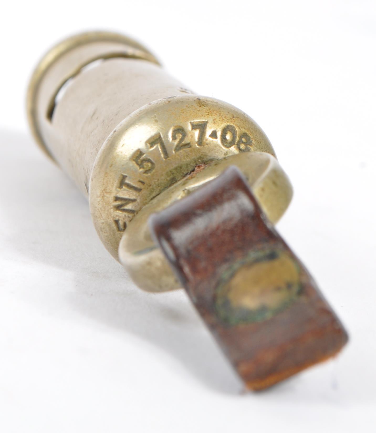 1915 POLICE WHISTLE BY J HUDSON & COMPANY BIRMINGHAM - Image 3 of 4
