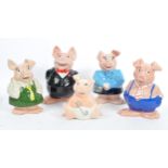 COLLECTION OF VINTAGE WADE POTTERY NATWEST PIGGY BANKS