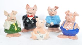 COLLECTION OF VINTAGE WADE POTTERY NATWEST PIGGY BANKS