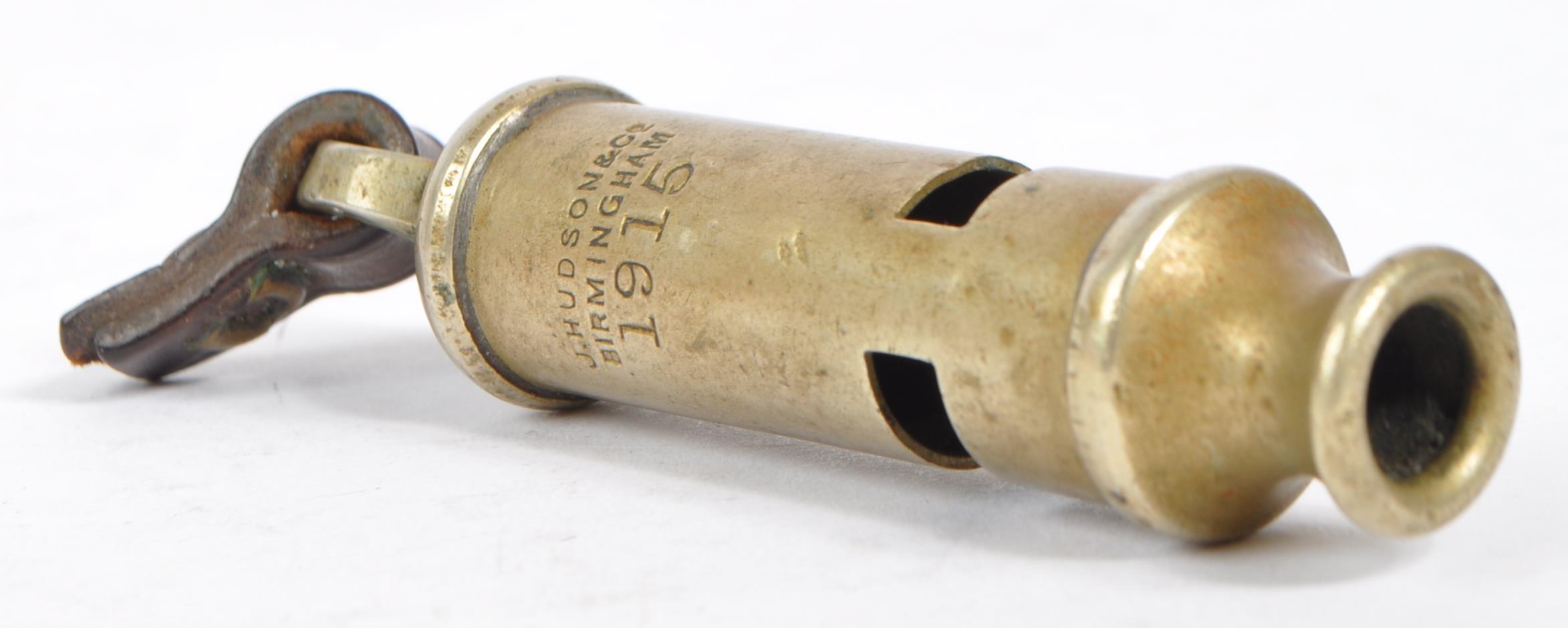 1915 POLICE WHISTLE BY J HUDSON & COMPANY BIRMINGHAM - Image 4 of 4