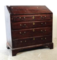 18TH CENTURY GEORGE III OAK BUREAU