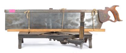 HENRY DISSTON - LANGDON MITRE BOX SAW & MITRE