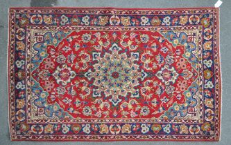 CENTRAL PERSIAN ISFAHAN CARPET FLOOR RUG