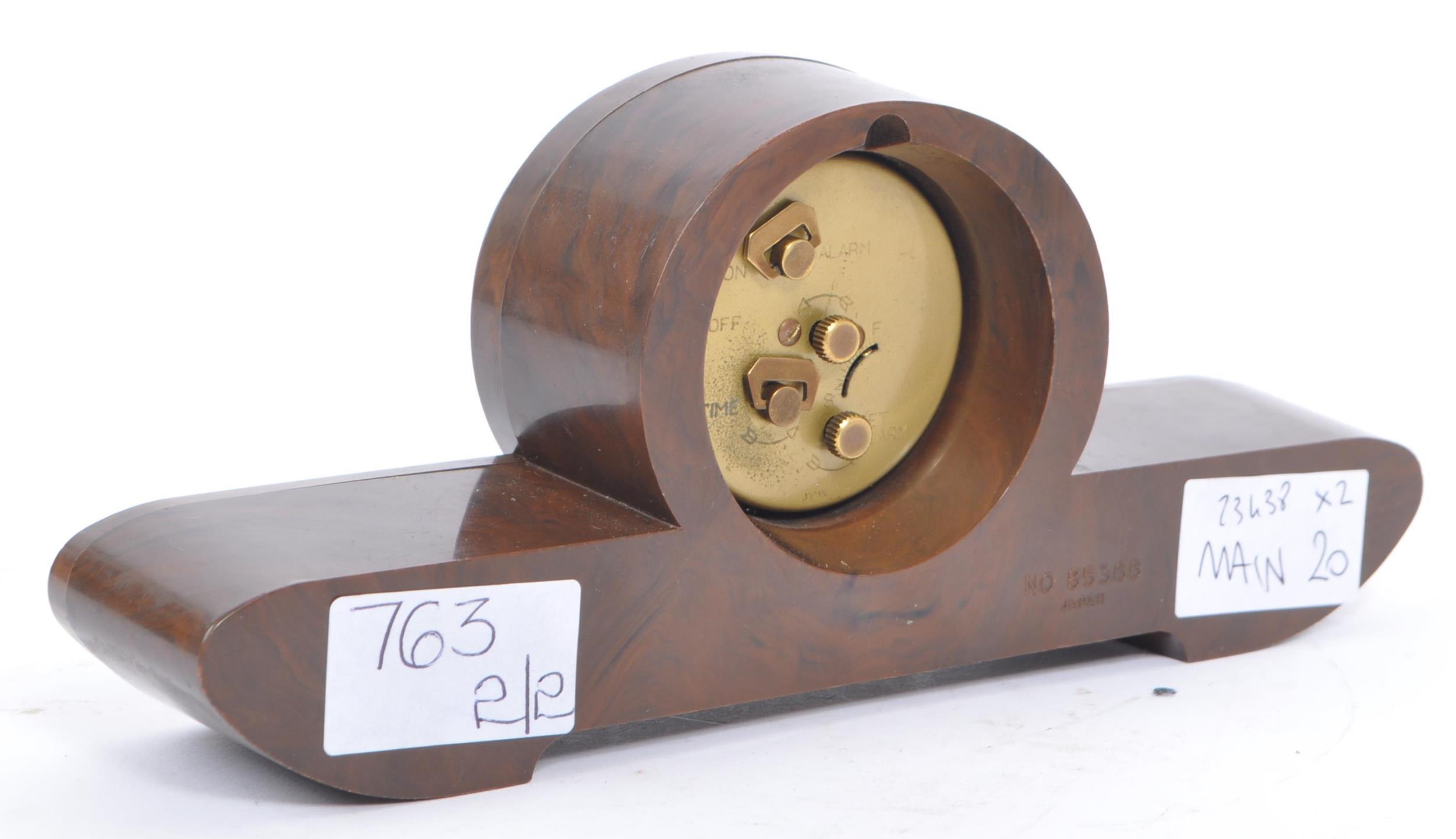 TWO MID CENTURY ALARM CLOCKS BY METAMEC & RHYTHM - Image 6 of 6