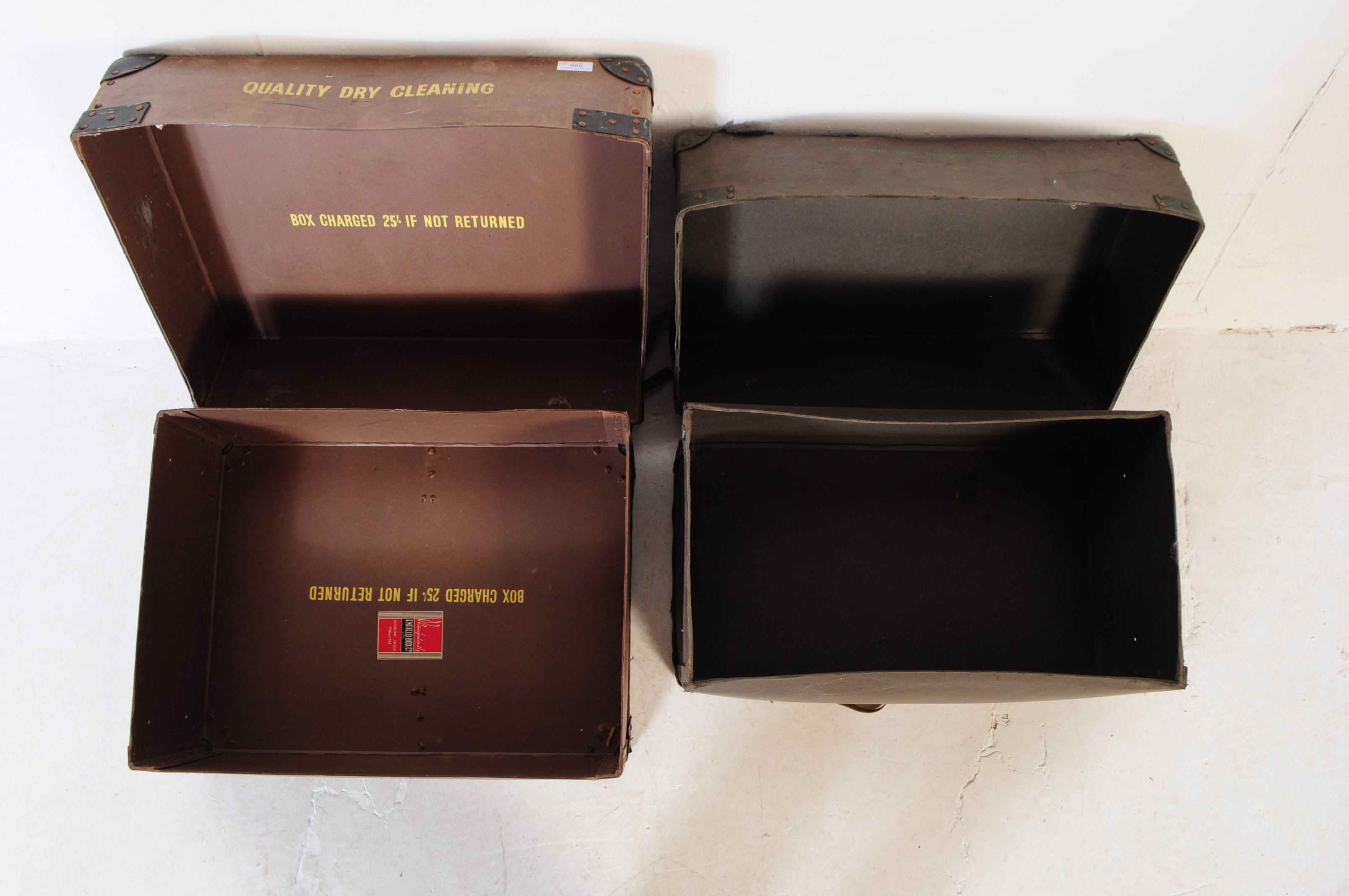 ALTON DRY CLEANING & OTHER MID CENTURY LAUNDRY STORAGE BOXES - Image 5 of 6