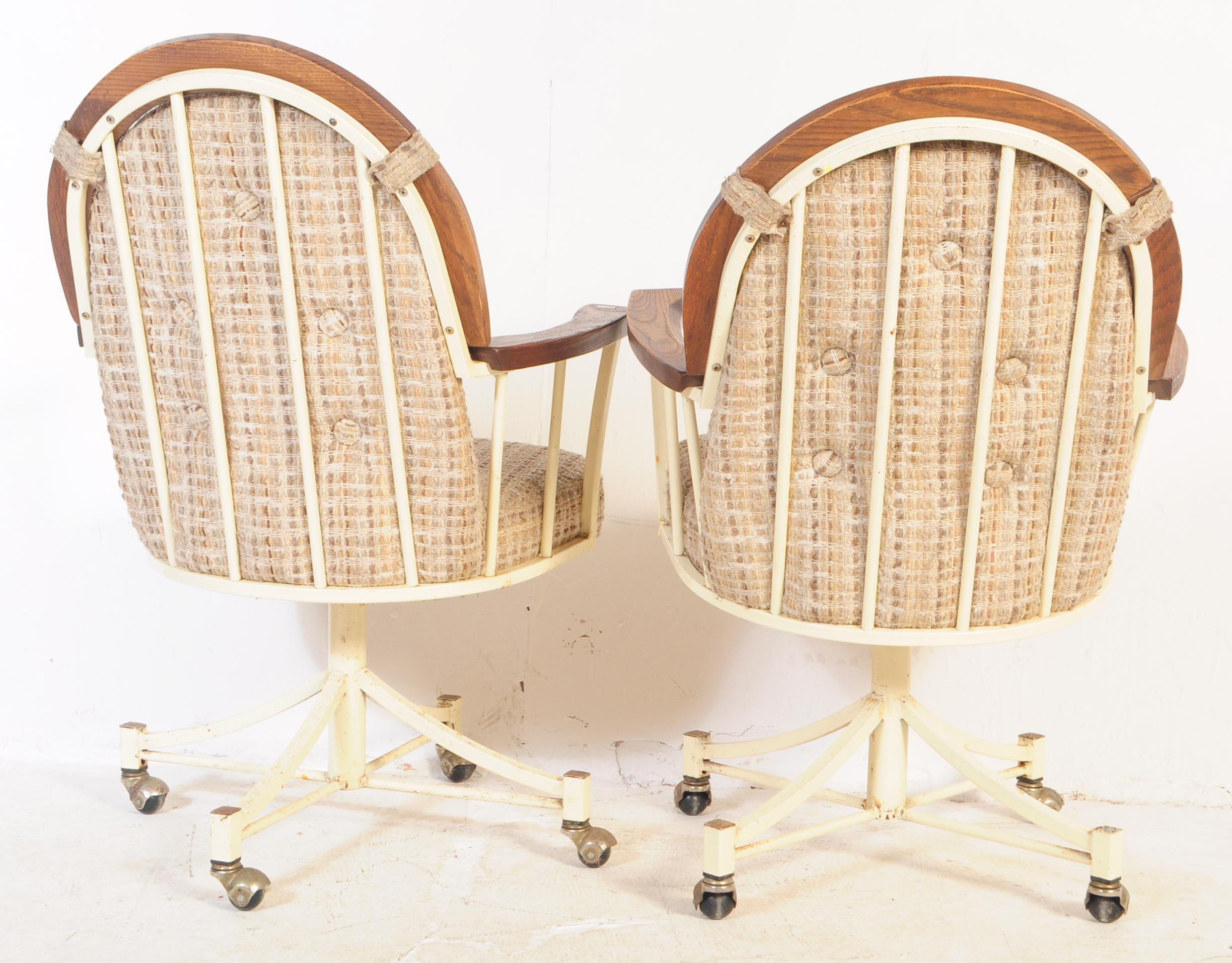 MID CENTURY ;PAIR OF DAYSTROM OFFICE SWIVEL CHAIRS - Image 4 of 6