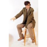 LATE 20TH CENTURY LIFE SIZE SEATED COUNTRY GENT MANNEQUIN