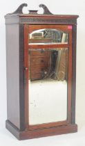 LATE VICTORIAN 19TH CENTURY MAHOGANY PIER CUPBOARD CABINET