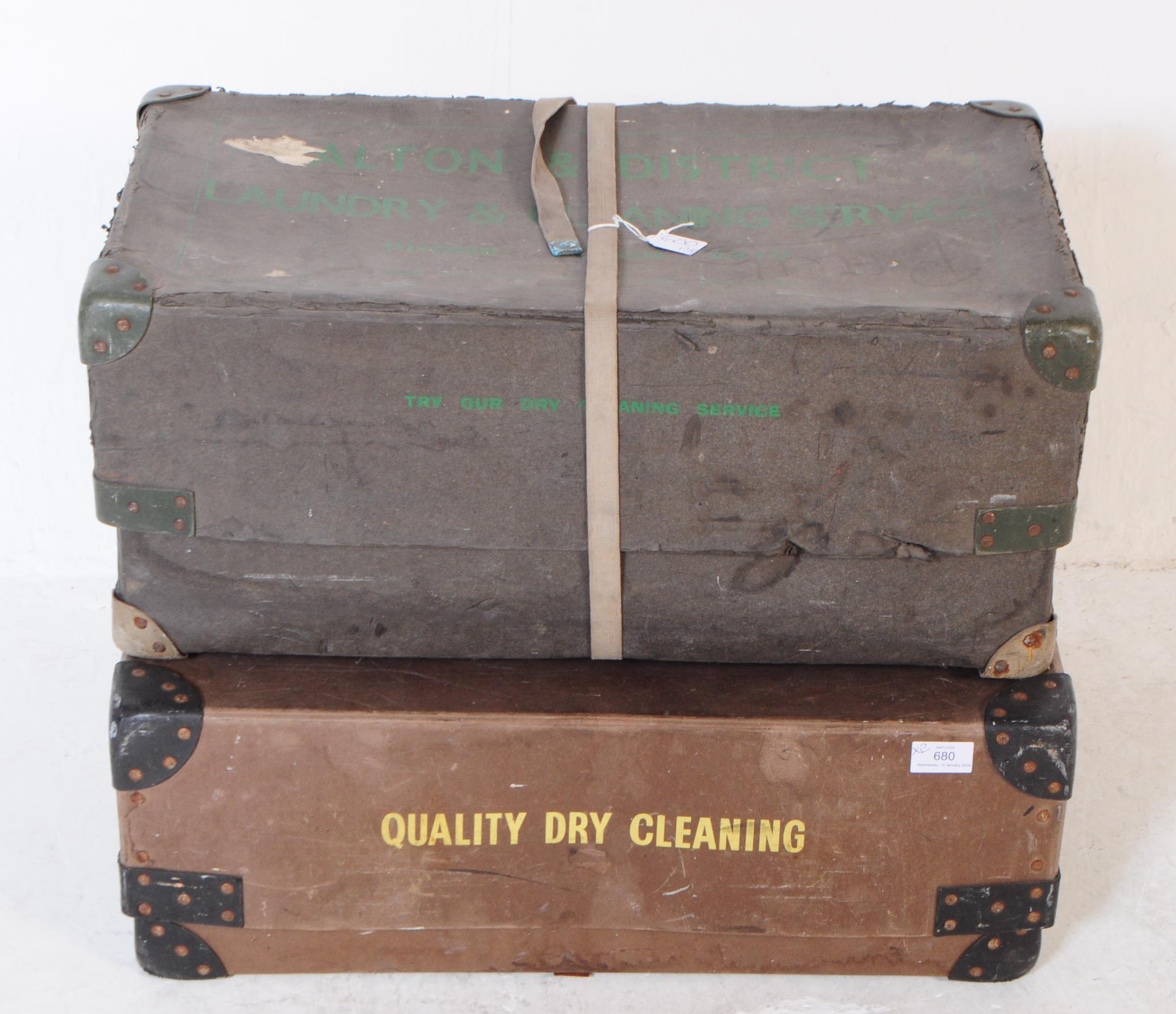ALTON DRY CLEANING & OTHER MID CENTURY LAUNDRY STORAGE BOXES - Image 2 of 6