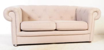 CONTEMPORARY CHESTERFIELD TWO SEATER SOFA SETTEE