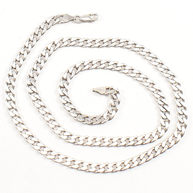 HALLMARKED 925 SILVER CURB LINK CHAIN - Image 4 of 5