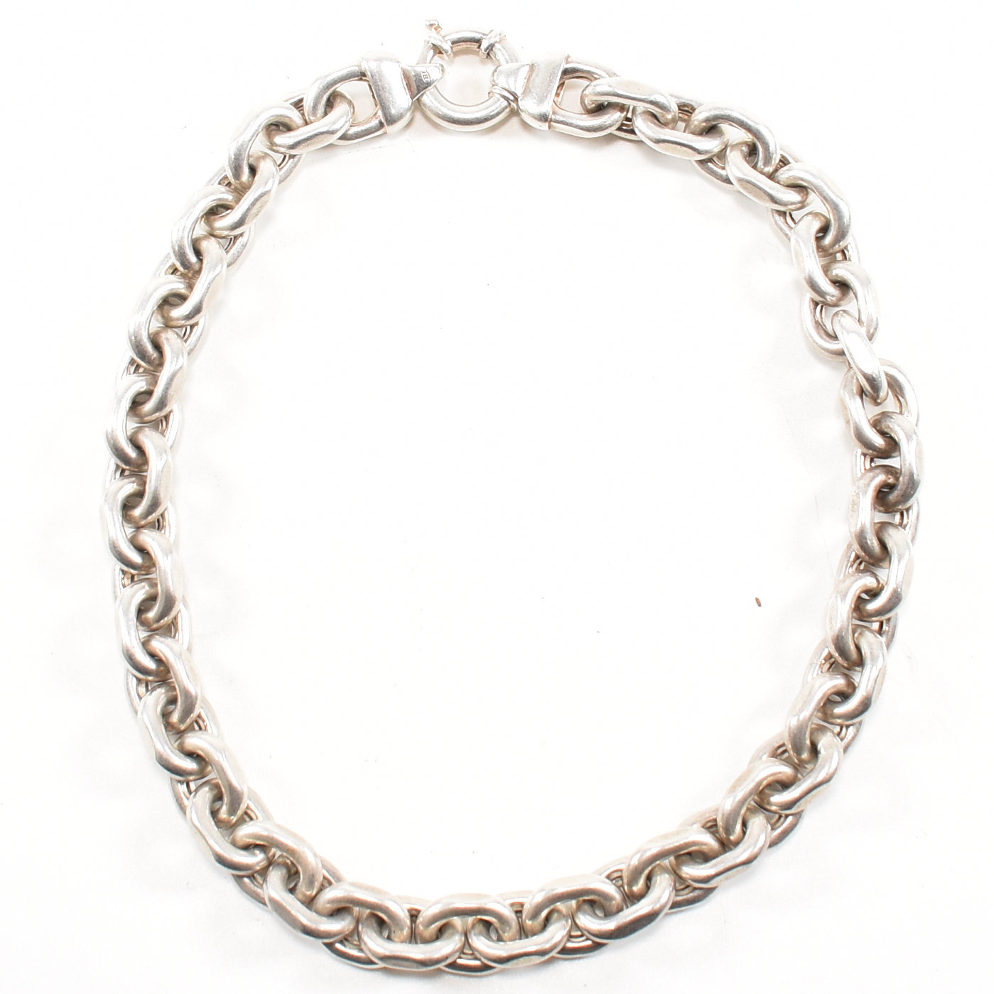 HALLMARKED 925 SILVER CABLE CHAIN NECKLACE - Image 5 of 5