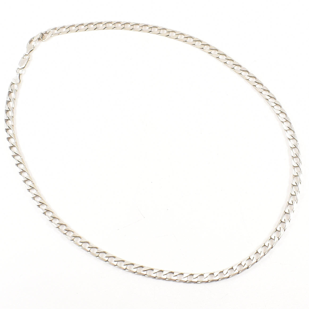 HALLMARKED 925 SILVER CURB LINK CHAIN - Image 2 of 5