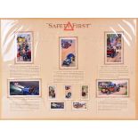 WD & HO WILLS - SAFETY FIRST - ORIGINAL CIGARETTE CARD ARTWORK