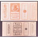 MARDON, SON & HALL - 19TH CENTURY CIGARETTE PACKET DESIGNS